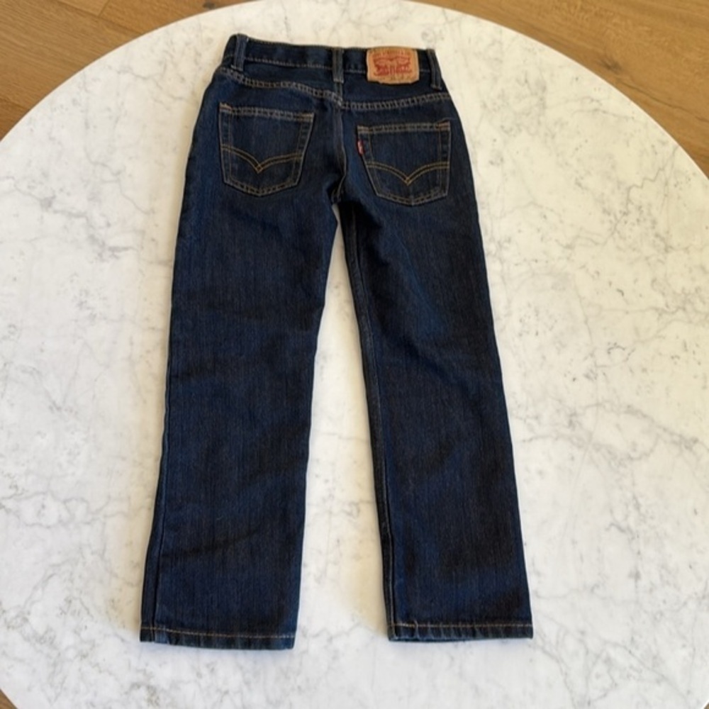 Levi’s 514 Boys Jeans Size 8 Dark Wash Adjustable Waist